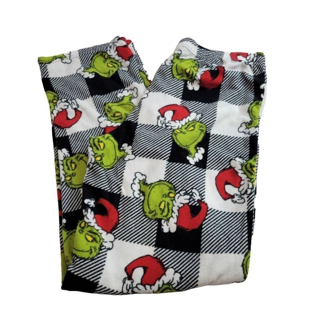 Dr Suess Grinch pajama pants L